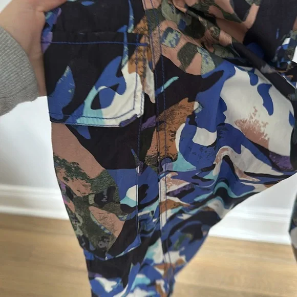 New!! FP Movement Mesmerize Me Print Cargo Pants - Picture 3 of 9